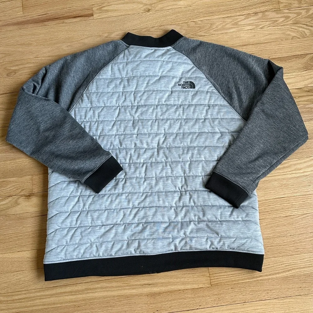 The North Face NORRIS insulated quilted bomber jacket size XXL mens full zip - Picture 3 of 8